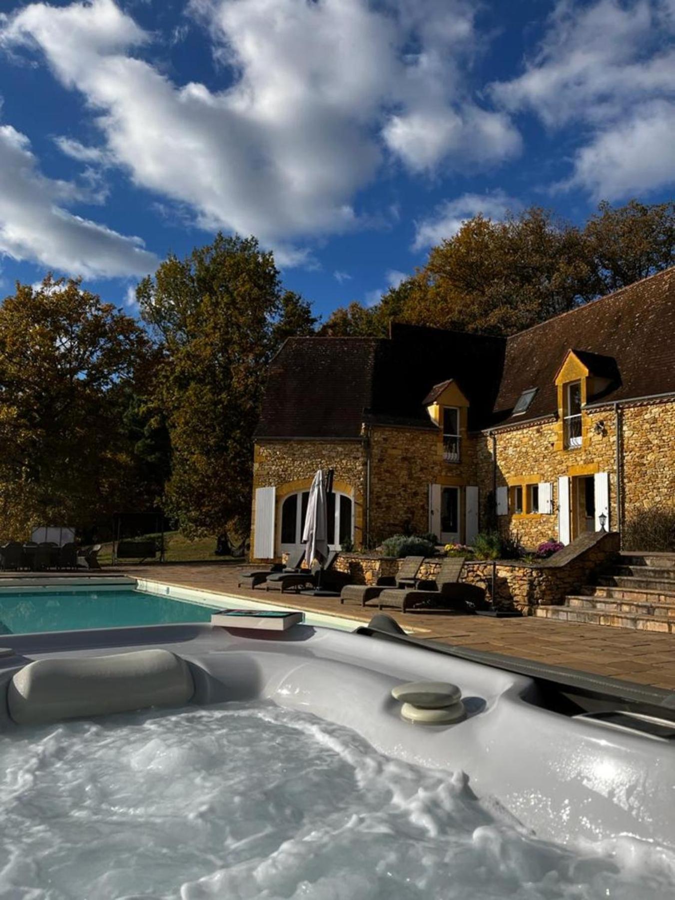 Luxury Chateau w. pool&hot tub in Dordogne Beynac-et-Cazenac Zewnętrze zdjęcie